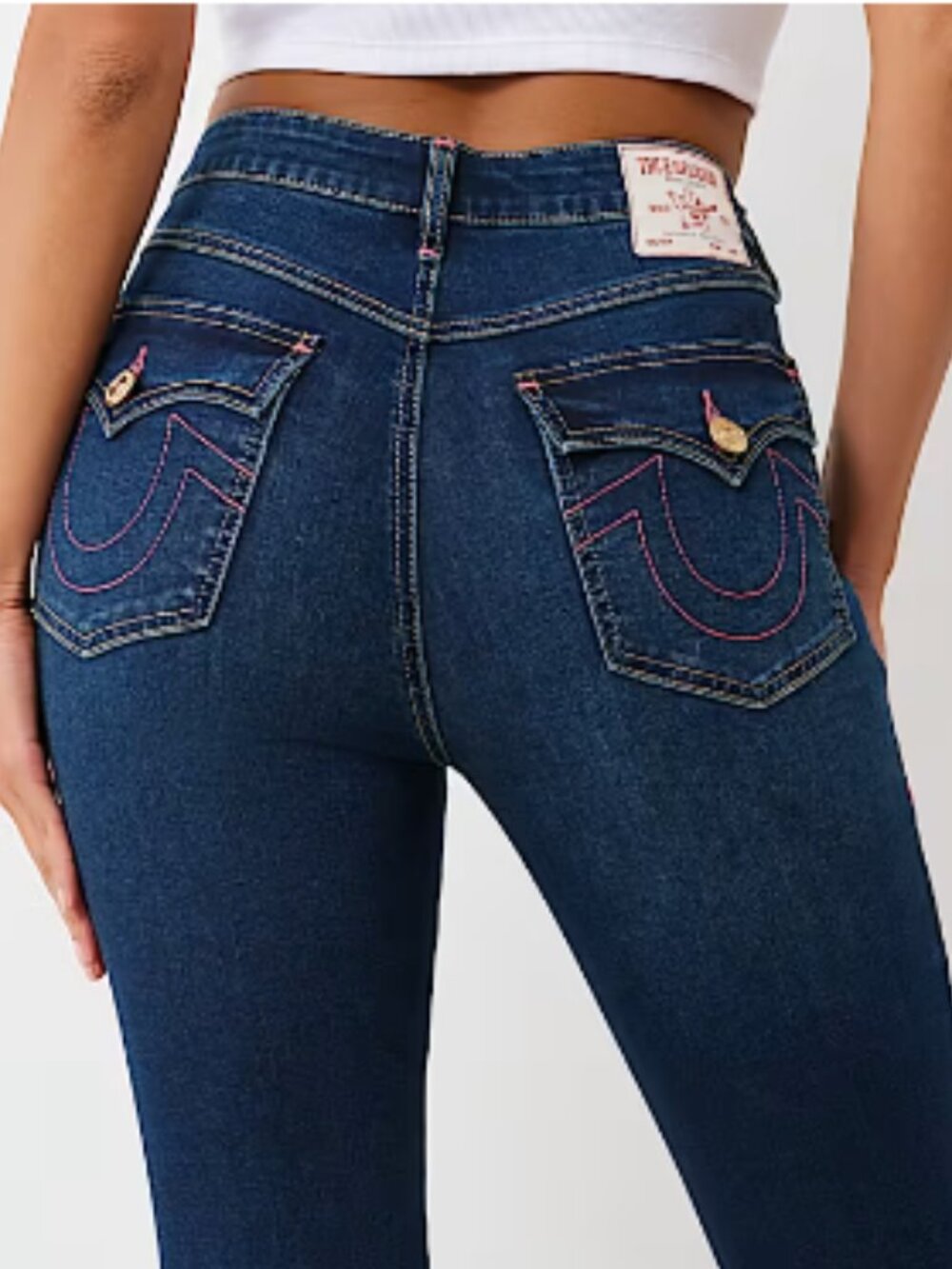 TRUE RELIGION Halle High Rise Skinny Flap Pockets Jeans--NWT--30 - Picture 4 of 16